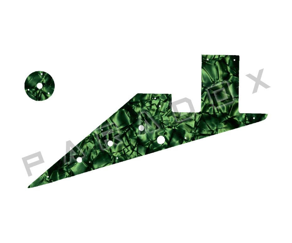Custom Pickguard For 2008 Made in America Gibson Custom Shop 50th Anniversary Korina Flying V