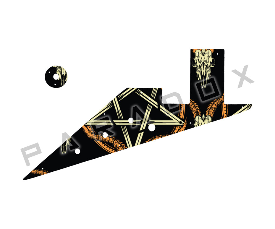 Custom Pickguard For 2002 - 2006 Made in Korea Epiphone Goth '58 Flying V