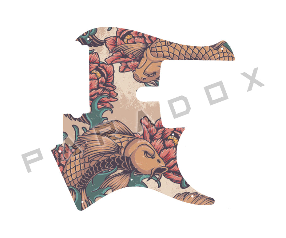 Custom Pickguard For 2010s Yamaha BB235-BL 5-String