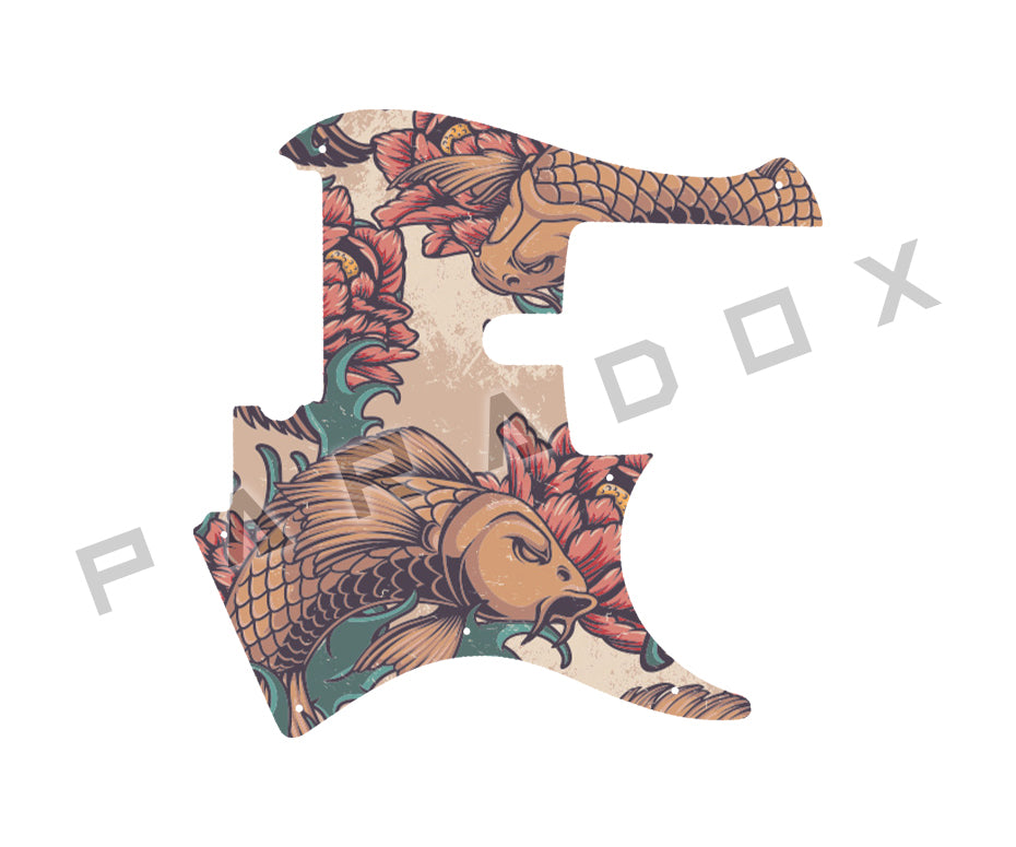Custom Pickguard For 2010 - 2024 Made in Indonesia Yamaha BB235 5-String Bass