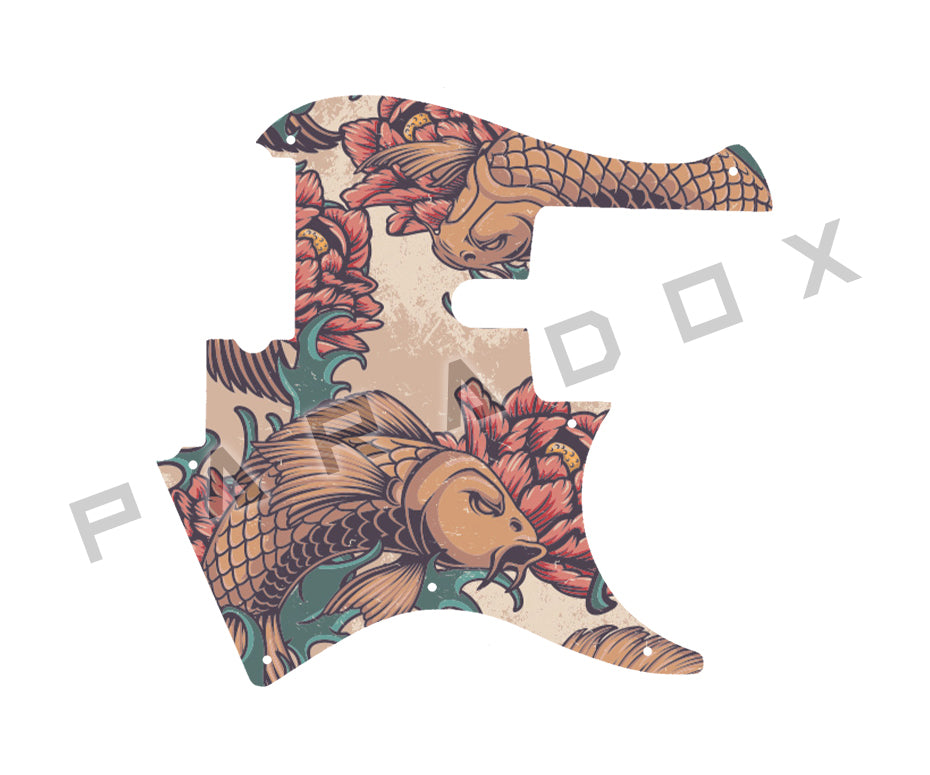 Custom Pickguard For 2010 - 2024 Yamaha BB434 4-String Bass