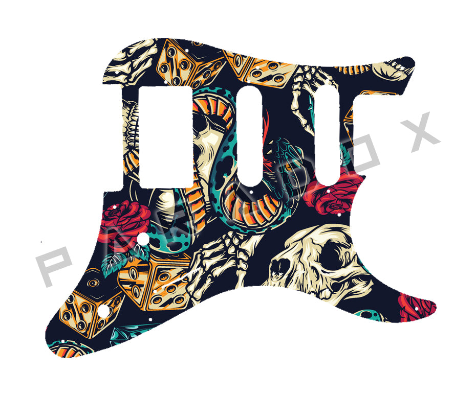Custom Pickguard For 2018 - Present Made in Taiwan Yamaha Pacifica 112J HSS